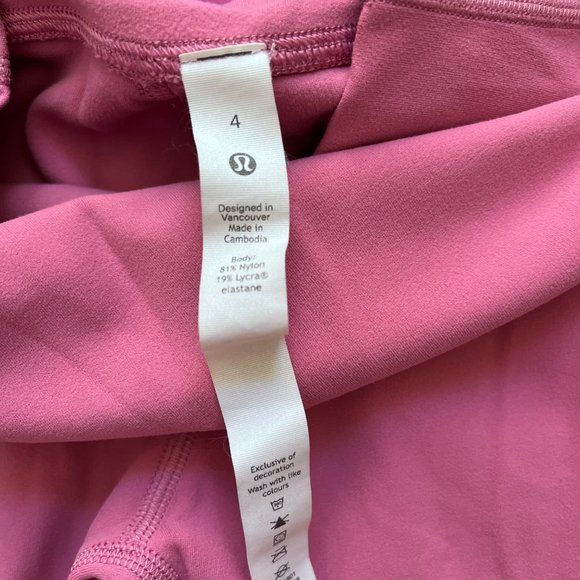 Bundle of Lululemon Top & Leggings Pink Size 4 - Picture 9 of 11